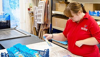 Providing employment for the disabled at Yateley Industries charity