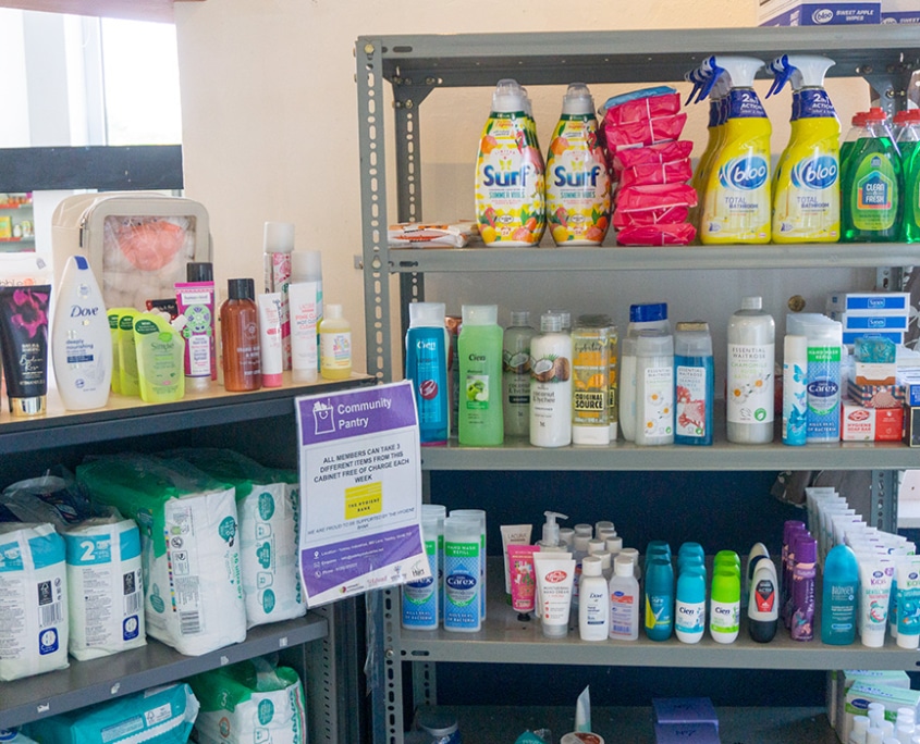 Household items at our Community Pantry