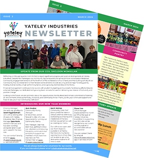 Yateley Industries charity newsletter March 2024